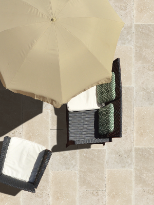 Dallage Travertin MIX 1 Light mix beige 60x40x1,2cm
