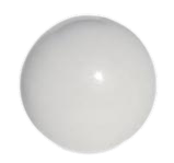 Sphère inox blanche