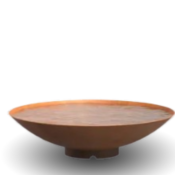 Bol d'eau en Corten