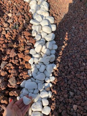 Galet blanc pur 24/40 (A la Tonne)