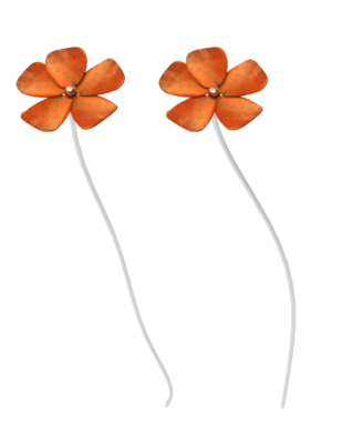 Fleur en Corten - Camélia