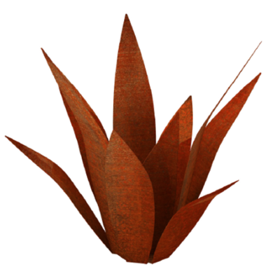 Agave en Corten 