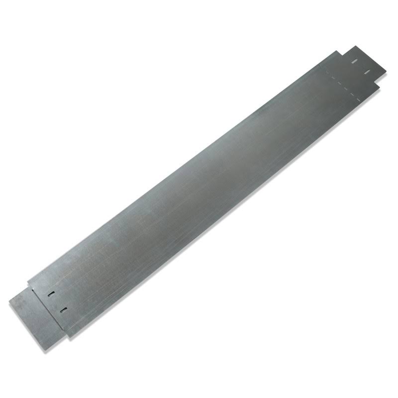 Bordure acier galvanisé plane