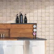 Dallage Travertin MIX 1 Light mix biege 10x10x1cm