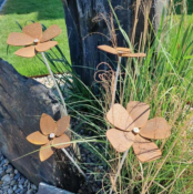 Fleur en Corten - Camélia