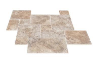 Carrelage Travertin 2ème choix MIX 2 Mix nuancé Opus x1,2cm