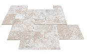 Carrelage Travertin 1er choix - Mix1 Light beige Premium Opus x1,2cm