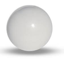 Sphère inox blanche