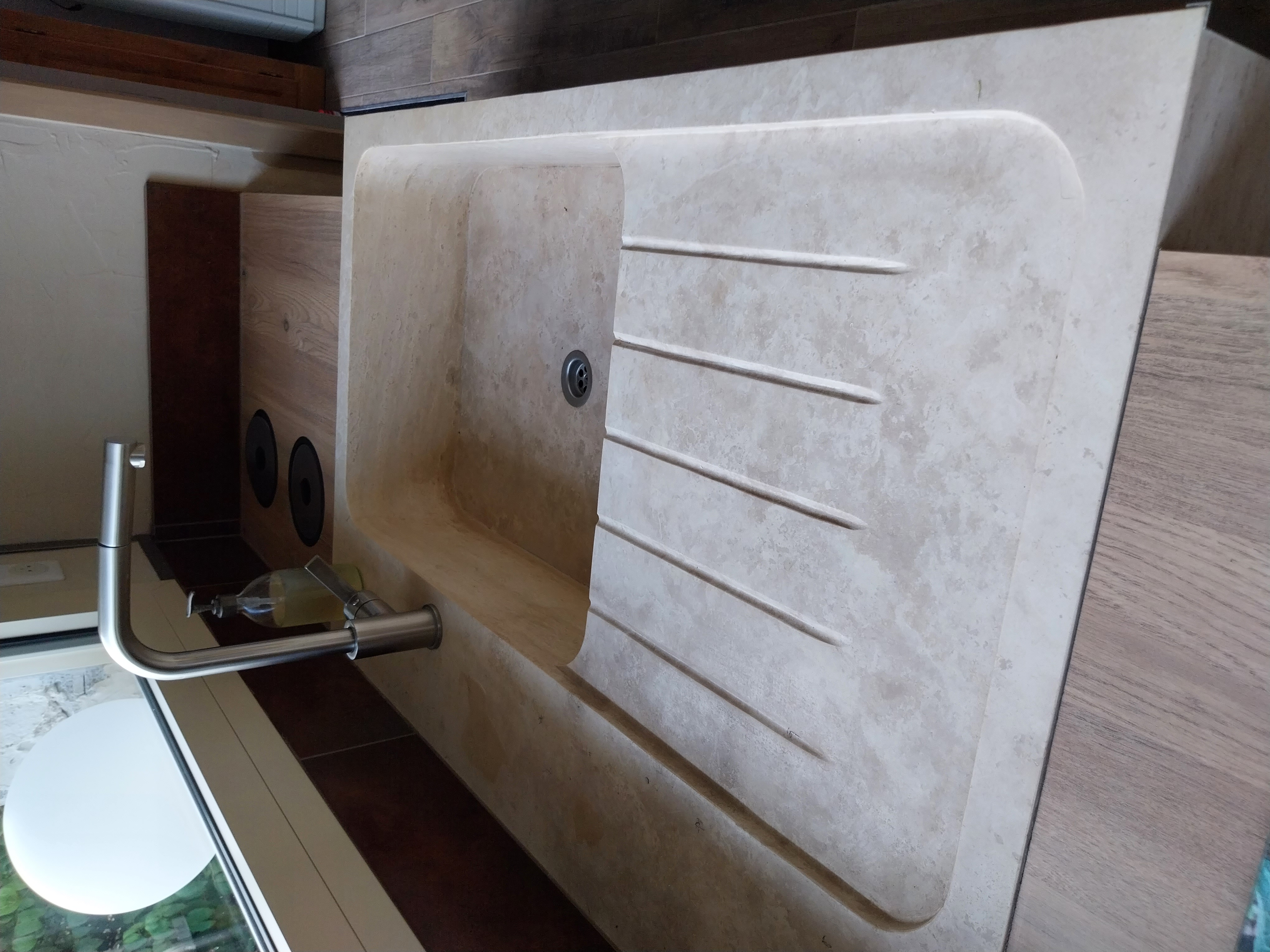 �vier travertin sur mesure